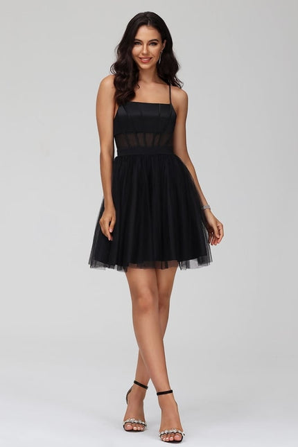 Robe De Bal Tulle Courte - gallery 4