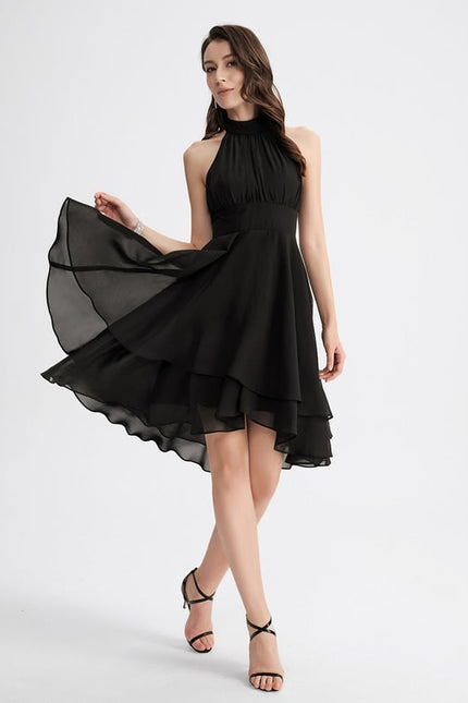 Robe De Bal Noir Flottante - gallery 4