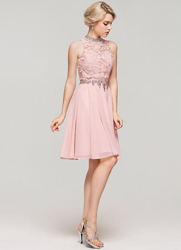 Robe De Bal Chiffon Perlée - gallery 3