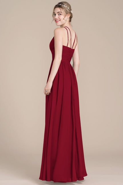 Robe De Bal Rouge Élégant Fluidité - gallery 3