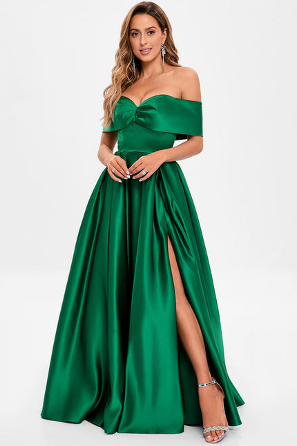 Robe De Bal Élégante Émeraude - gallery 2