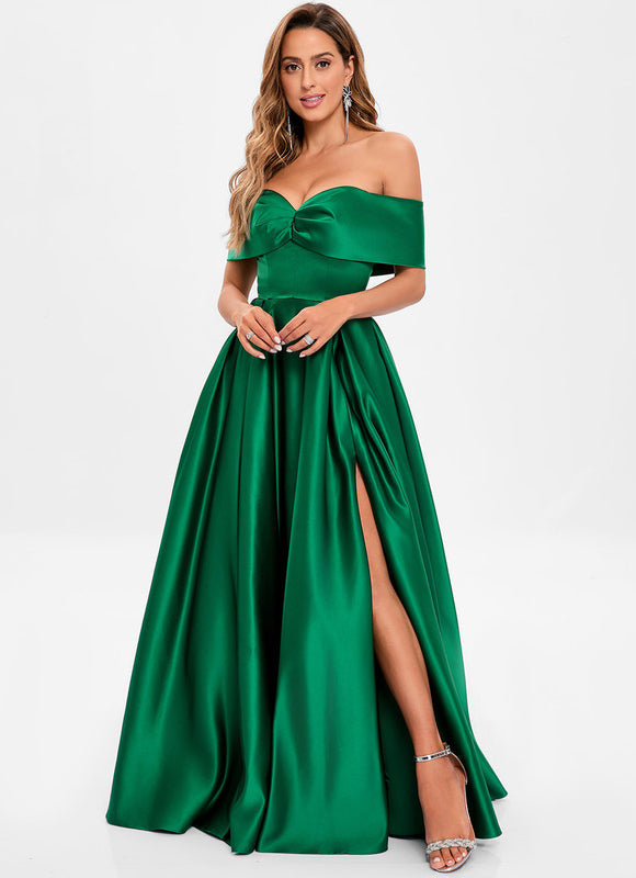 Robe De Bal Élégante Émeraude - gallery 2