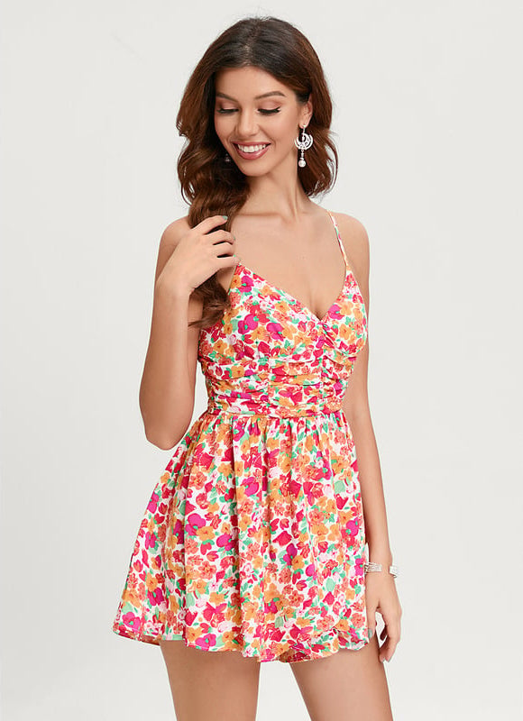 Robe De Bal Estivale Fleuri - gallery 2