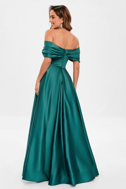 Robe De Bal Émeraude Luminescente - gallery 5