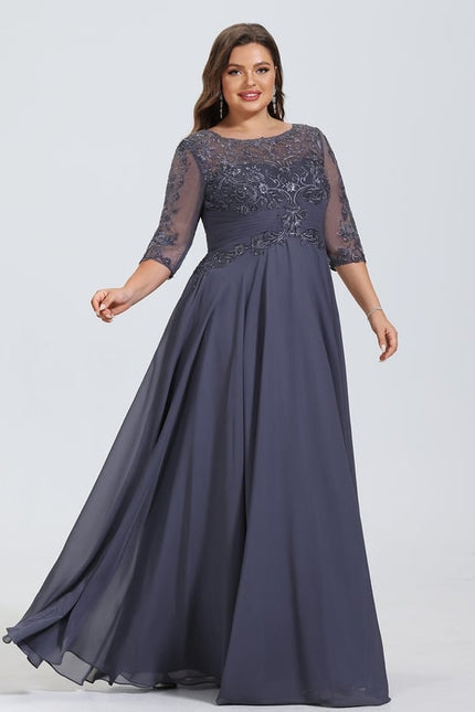 Robe De Bal Longue Marine Chic - gallery 7