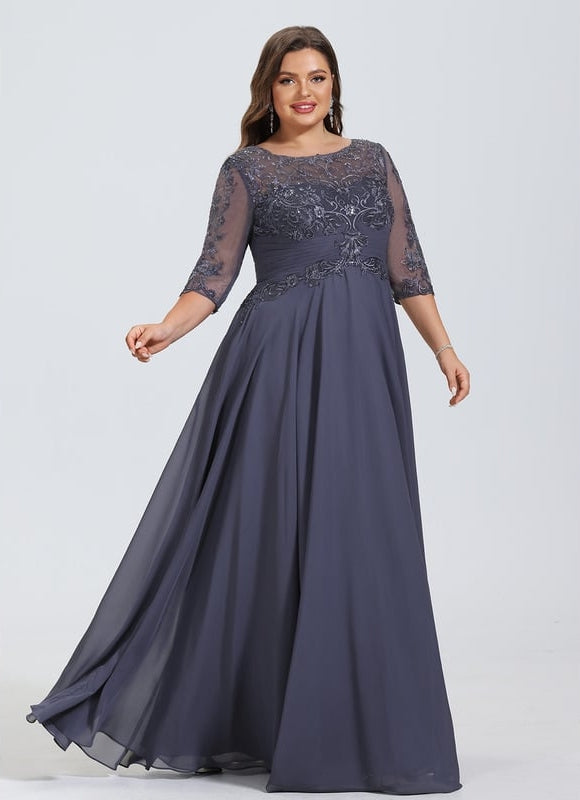 Robe De Bal Longue Marine Chic - gallery 7