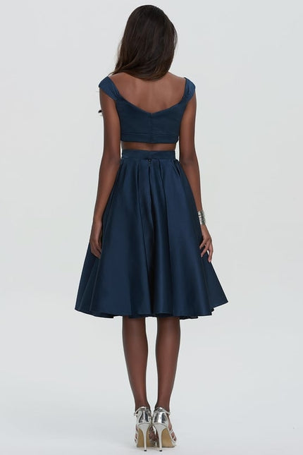 Robe De Bal Satinée Cintrée - gallery 5