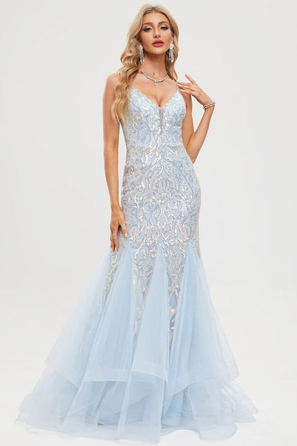 Robe De Bal Sirène Éclatante - gallery 8