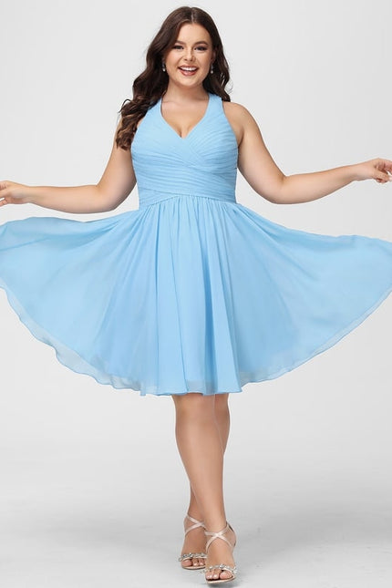 Robe De Bal Mousseline Bordeaux - gallery 4