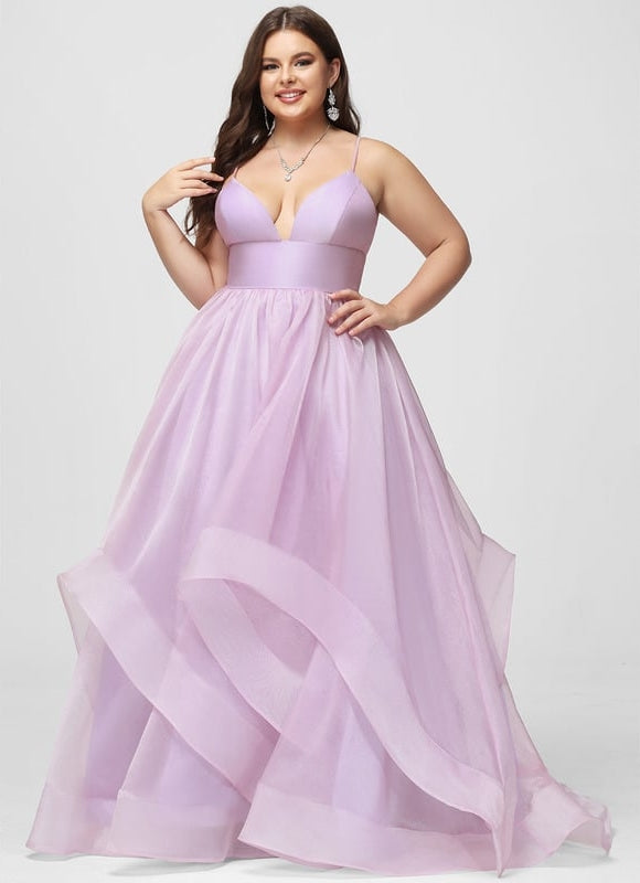 Robe De Bal Lavande Aérienne - gallery 7