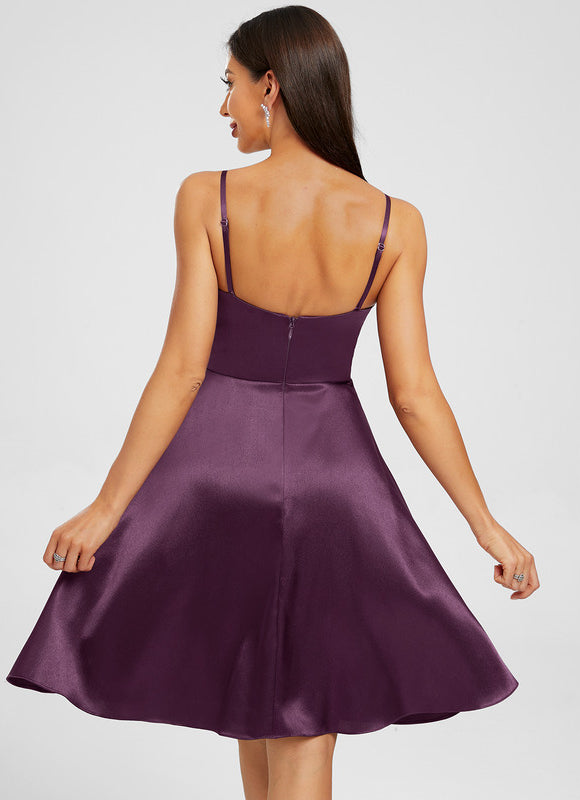 Robe De Bal Violette Brillante - gallery 4