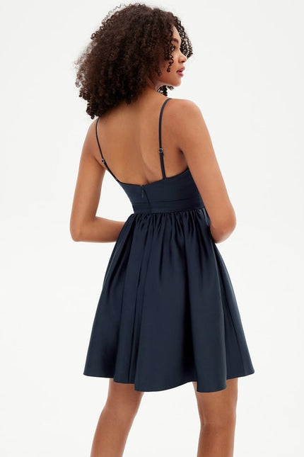 Robe De Bal Satinée Décontractée - gallery 4