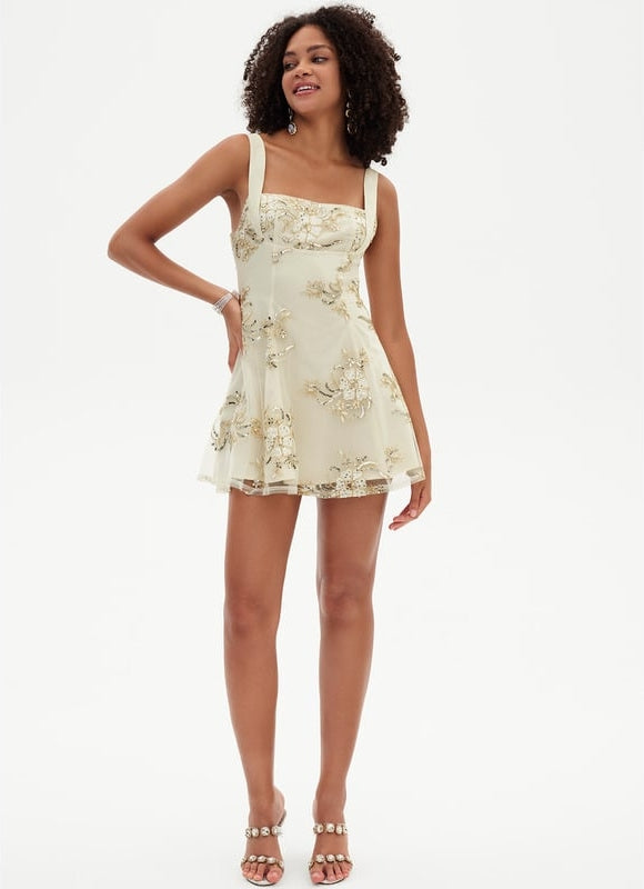 Robe De Bal Légère Brodée - gallery 2