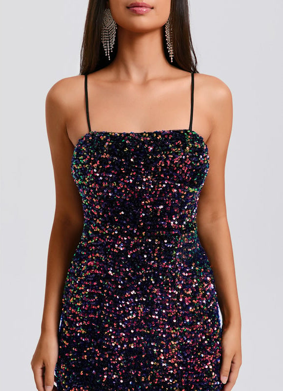 Robe De Bal Scintillante Ajustée - gallery 5