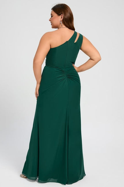 Robe De Bal Émeraude Élégante - gallery 9