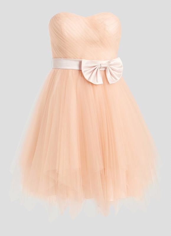 Robe De Bal Tulle Pêche - gallery 6