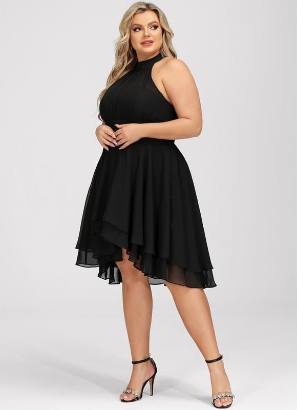 Robe De Bal Noir Flottante - gallery 7