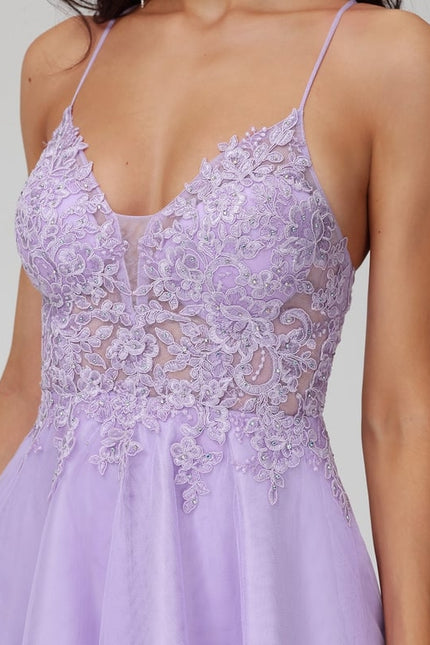 Robe De Bal Lilas Éthérée - gallery 4