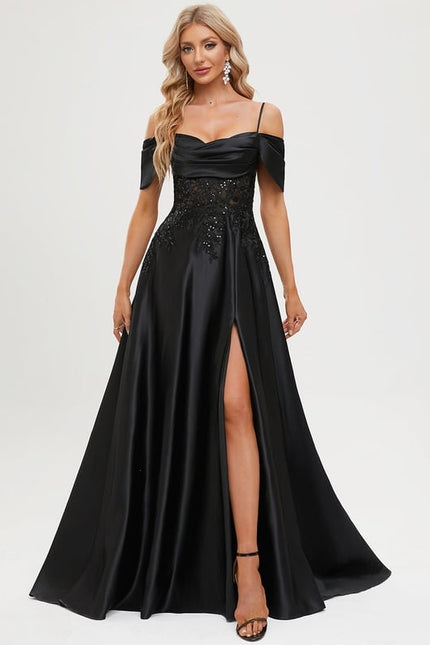 Robe De Bal Éblouissante Satinée - gallery 5