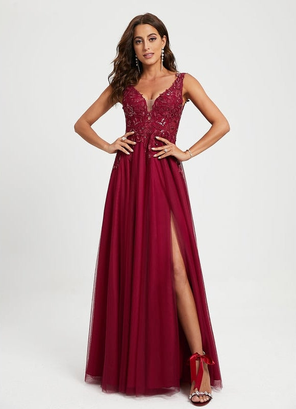 Robe De Bal Éclat Cerise