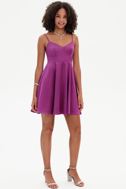 Robe De Bal Noire Évasée - gallery 1