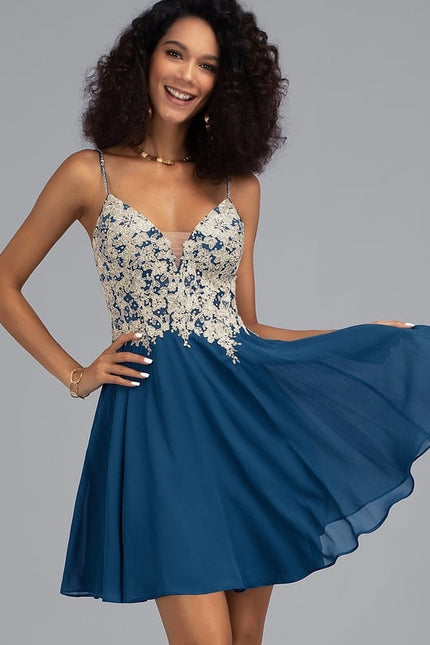 Robe De Bal Bleu Poudré Chic
