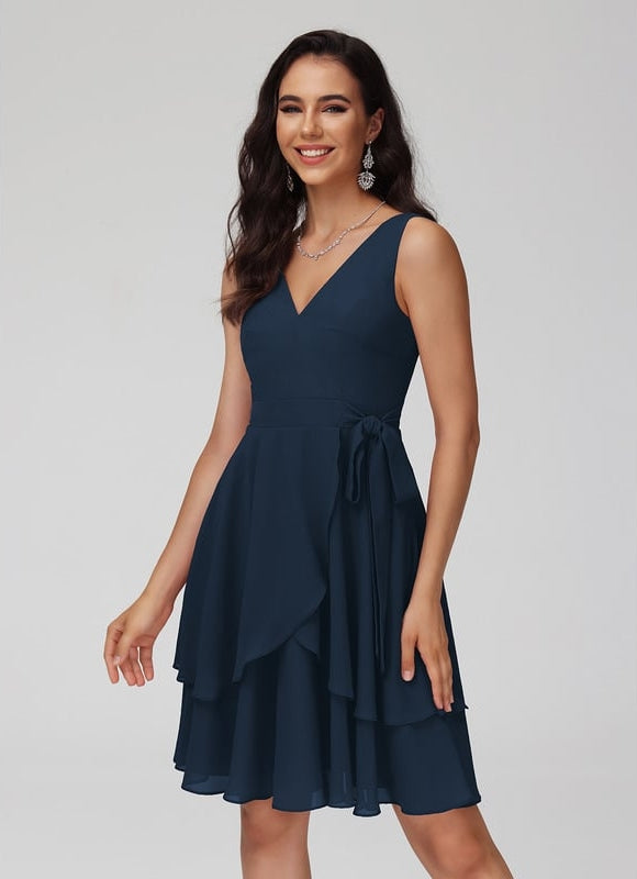 Robe De Bal Fluide Rose - gallery 6