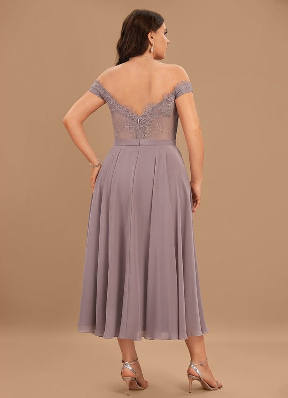Robe De Bal Lavande Flottante - gallery 7