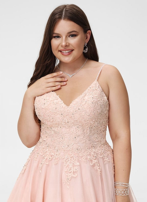 Robe De Bal Courte Perlée - gallery 6