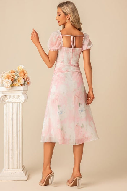 Robe De Bal Florale Pastel - gallery 2