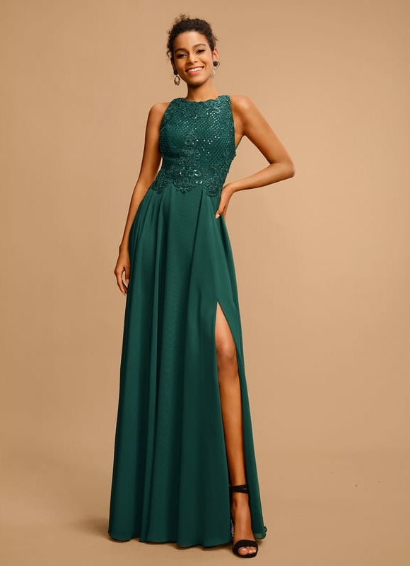 Robe De Bal Fluide Ornée