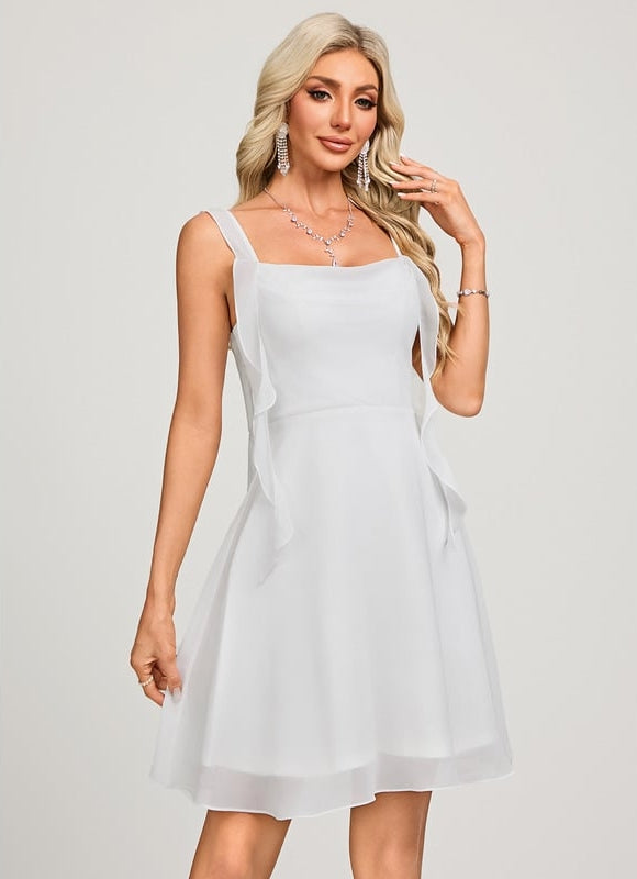 Robe De Bal Flottante Blanche - gallery 4