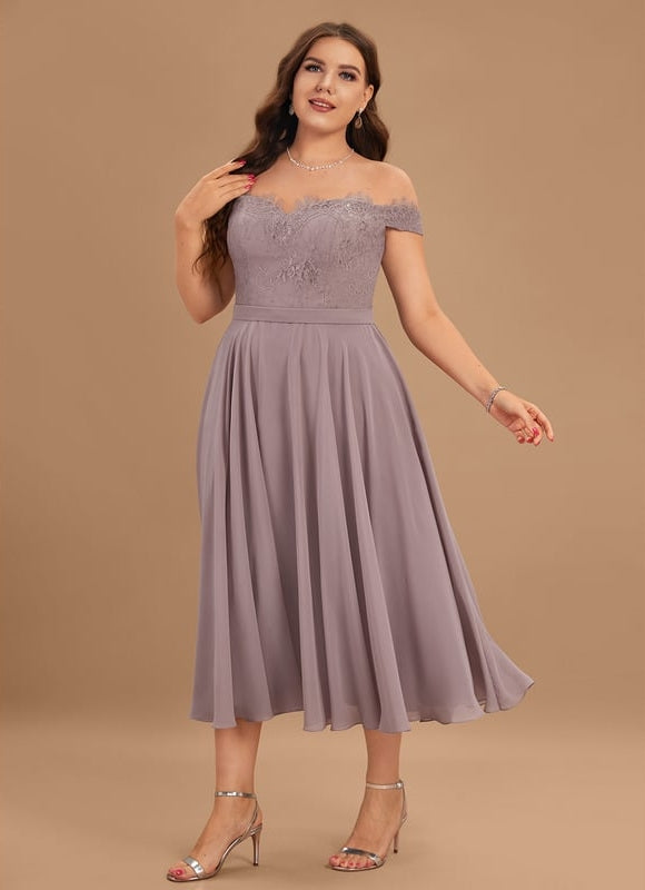 Robe De Bal Lavande Flottante - gallery 8