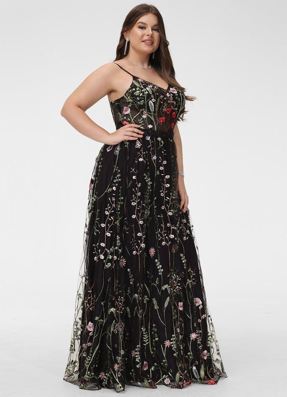 Robe De Bal Florale Élégante - gallery 7