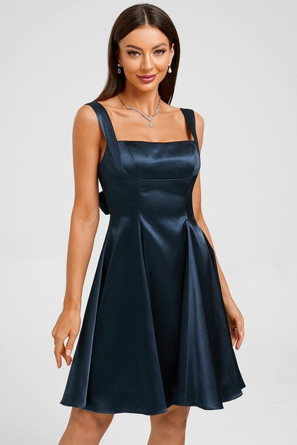 Robe De Bal Satin Évasée - gallery 4