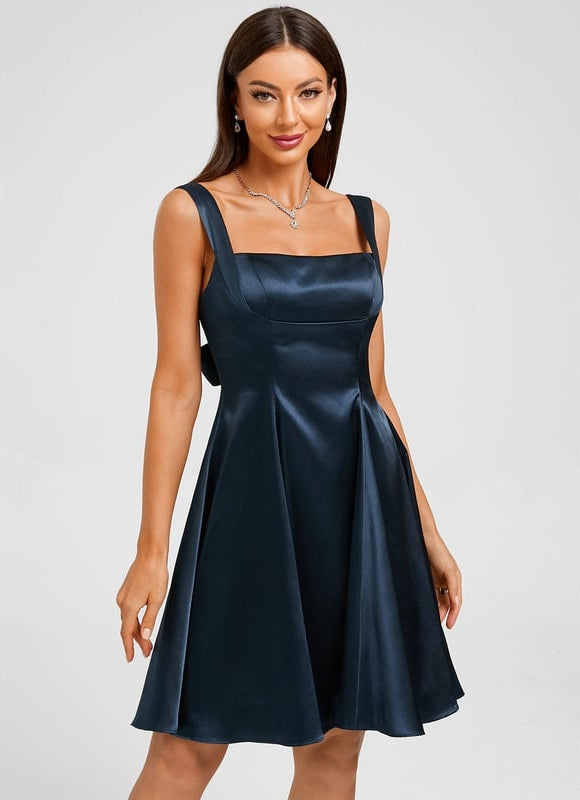 Robe De Bal Satin Évasée - gallery 4