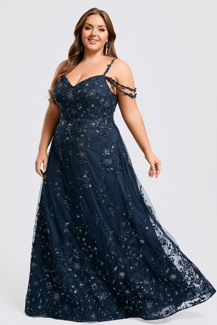 Robe De Bal Émeraude Délicate - gallery 5