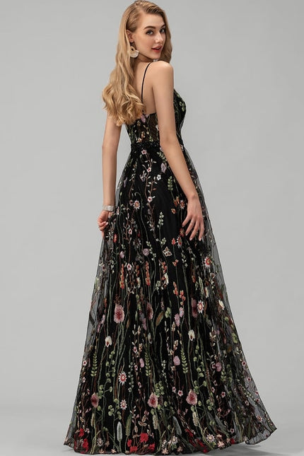 Robe De Bal Florale Élégante - gallery 1