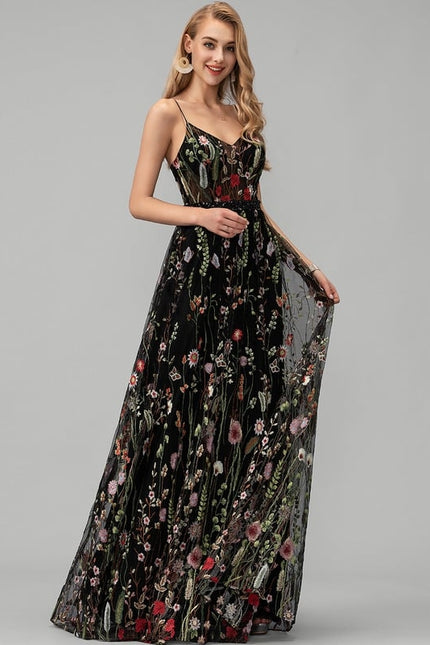 Robe De Bal Florale Élégante