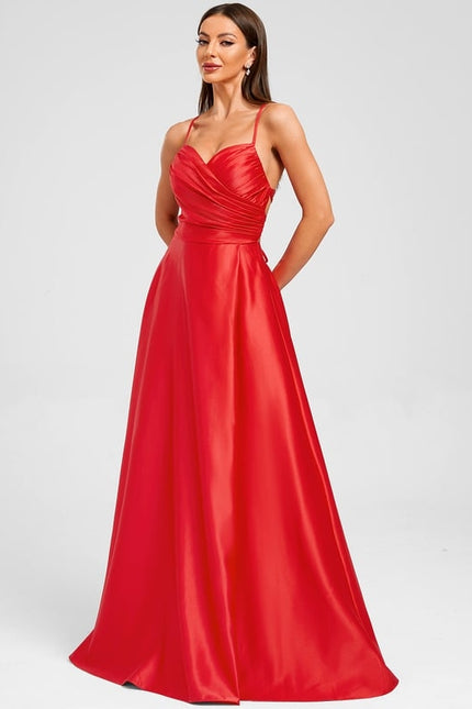 Robe De Bal Longue Satinée - gallery 2