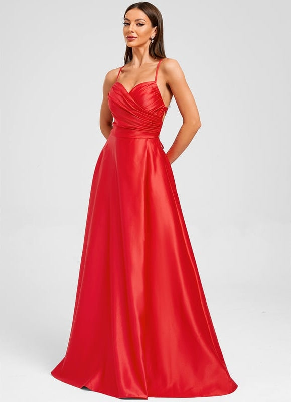 Robe De Bal Longue Satinée - gallery 2