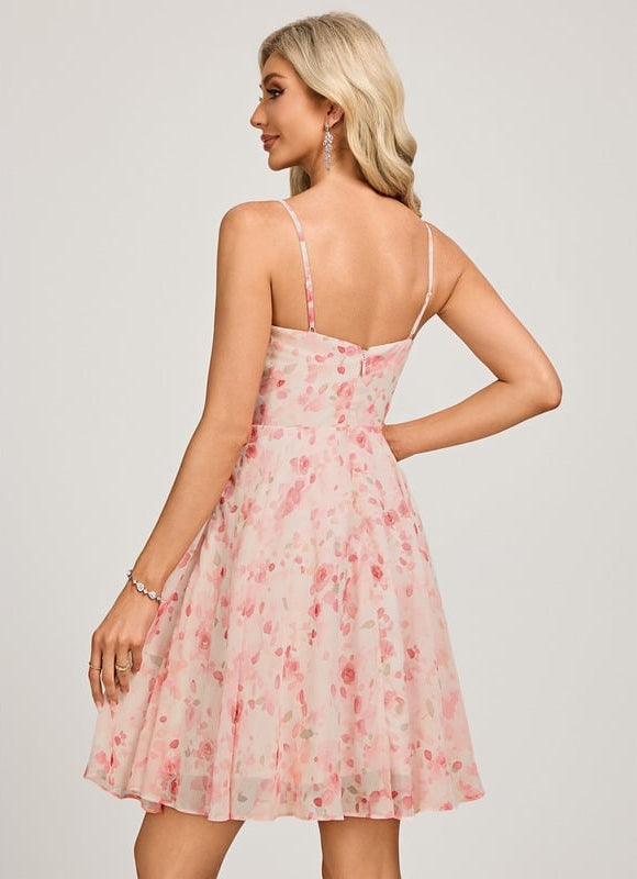 Robe De Bal Fleurie Poudrée - gallery 5