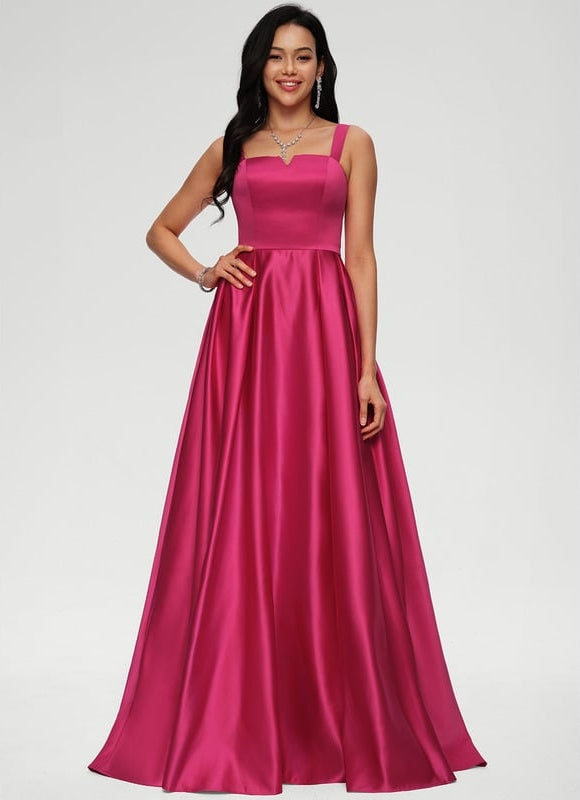 Robe De Bal Fluide Argentée