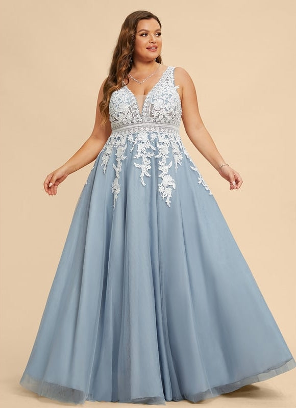 Robe De Bal De Bal Tulle Étoilé - gallery 4