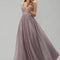 Robe De Bal Vaporeuse Mauve