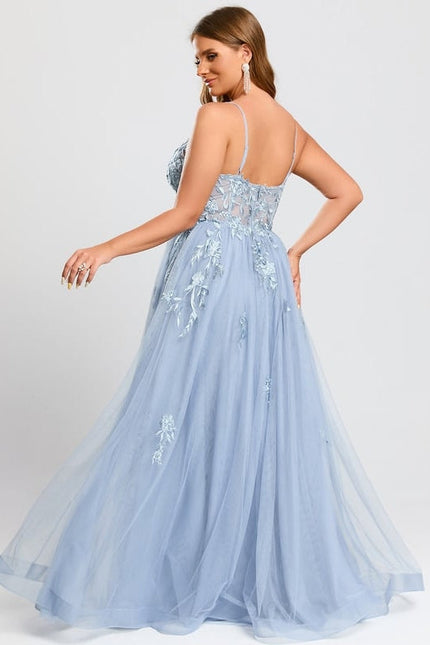 Robe De Bal Vaporeuse Céleste - gallery 9