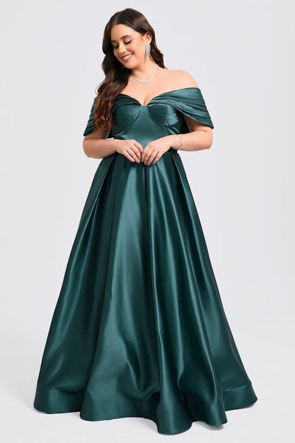 Robe De Bal Émeraude Luminescente - gallery 8