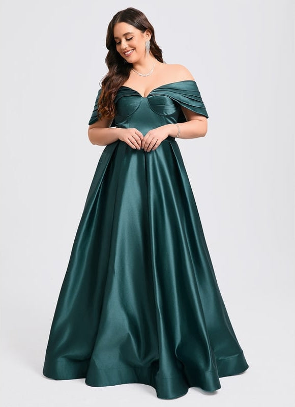 Robe De Bal Émeraude Luminescente - gallery 8