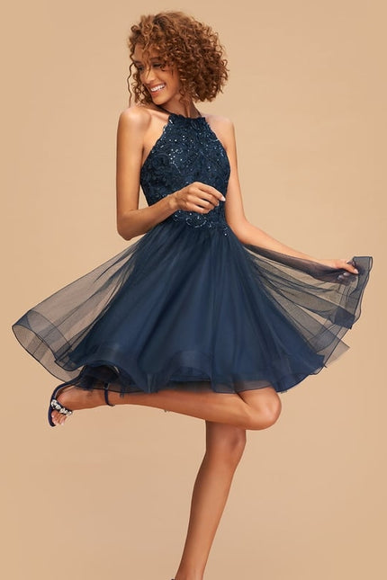 Robe De Bal Tulle Pailleté Chic - gallery 1