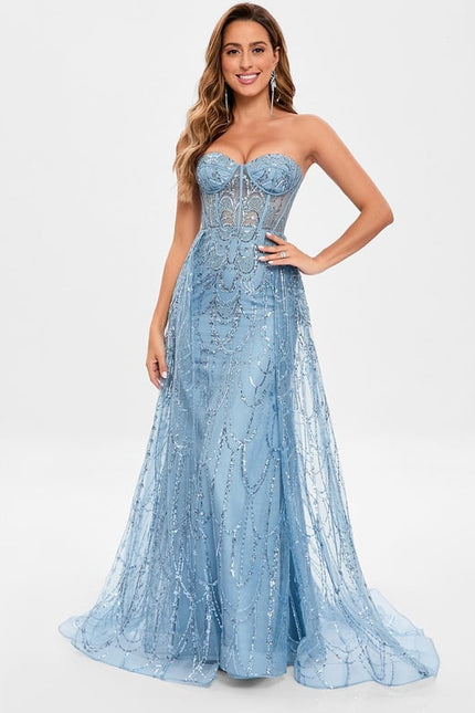 Robe De Bal Éclat Argenté